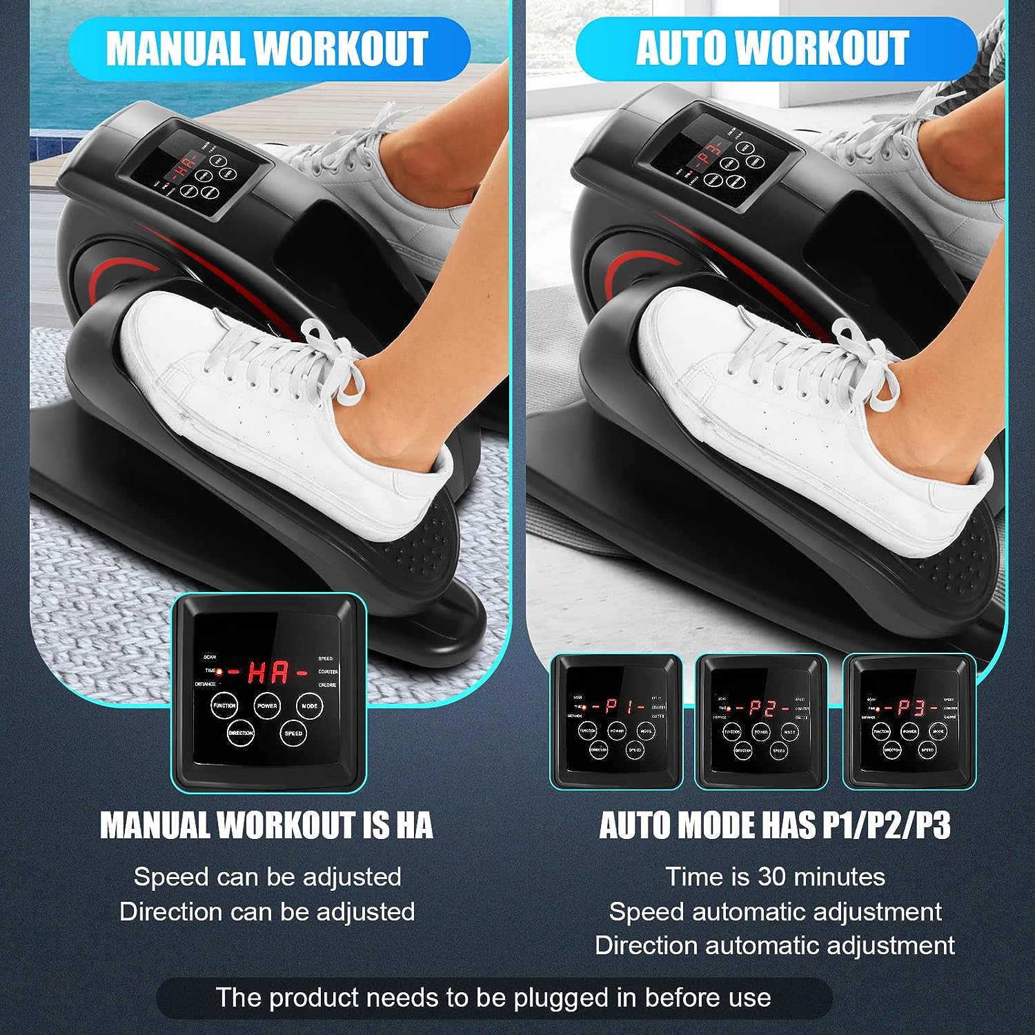 ANCHEER Under Desk Elliptical Machine Review